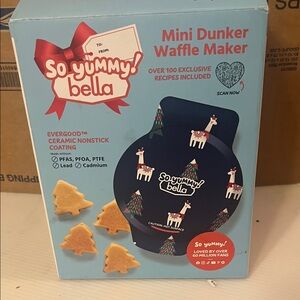 Mini Dunker Waffle Maker - Christmas trees